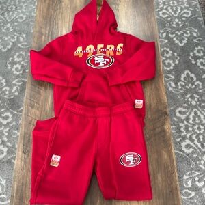 Boys, 49ers sweatsuit